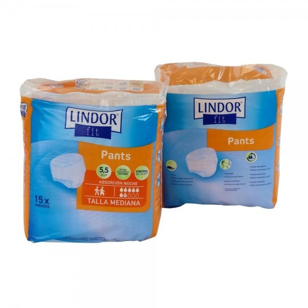 Pañal Inco Lindor Fit Pants Med Noche 60 U