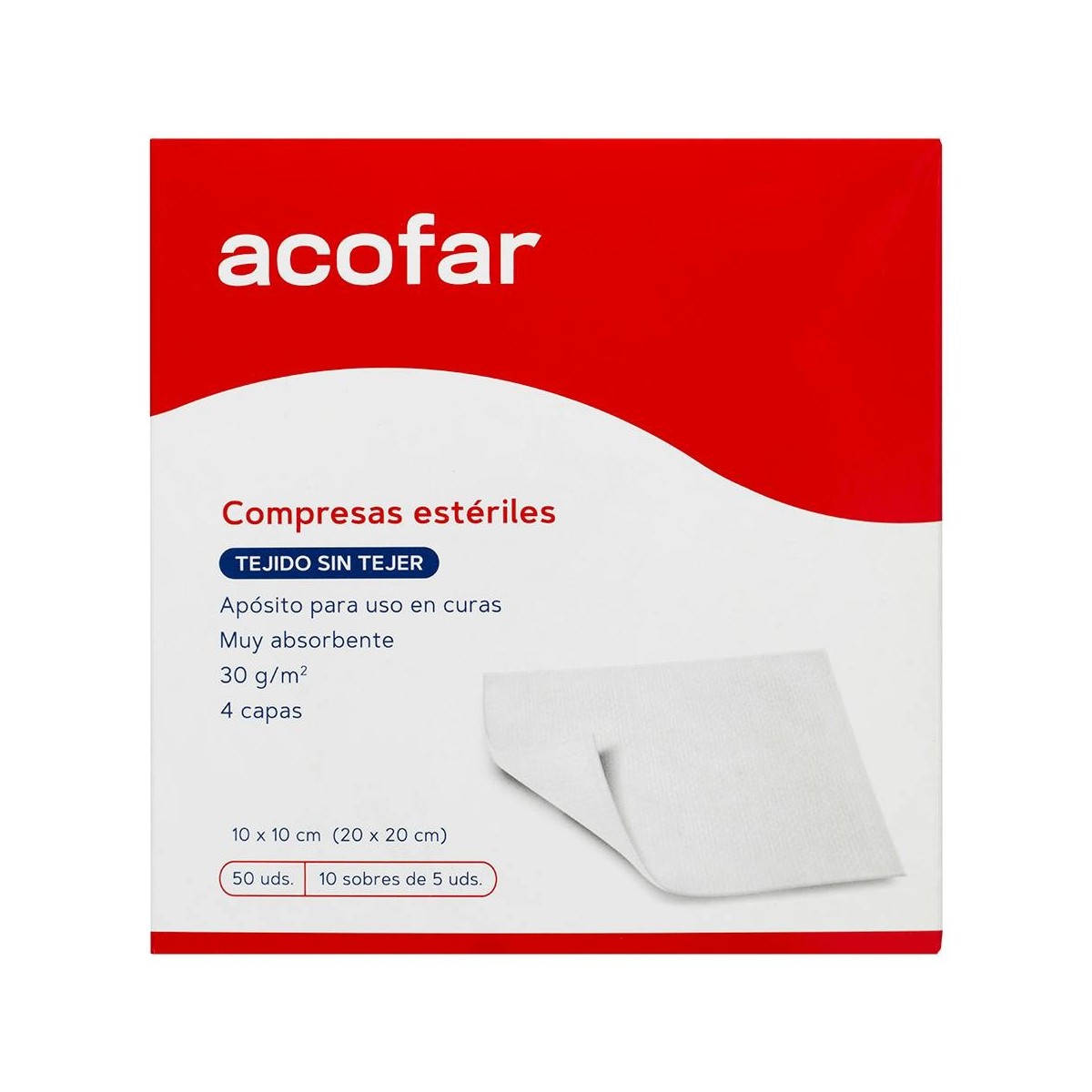 Acofar Compresas Estériles De Tejido Sin Tejer...