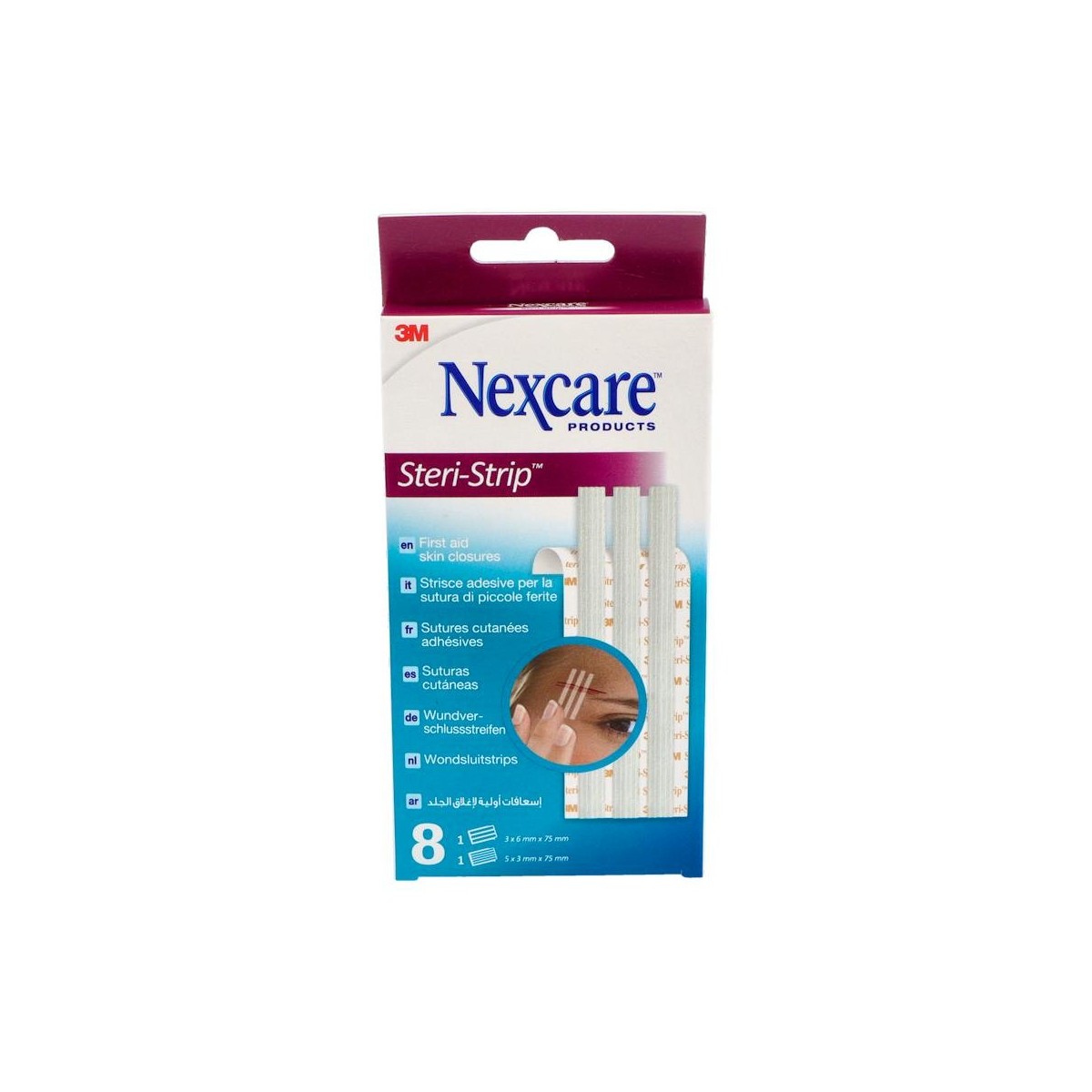 Nexcare Steri Strip 2U 6X75Mm + 5U 3X75Mm