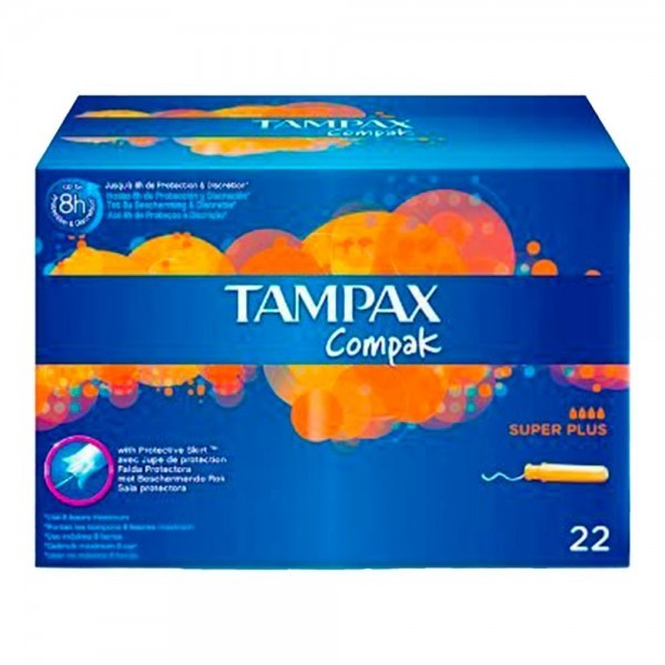 Tampon Tampax Compak Superplus 22 U