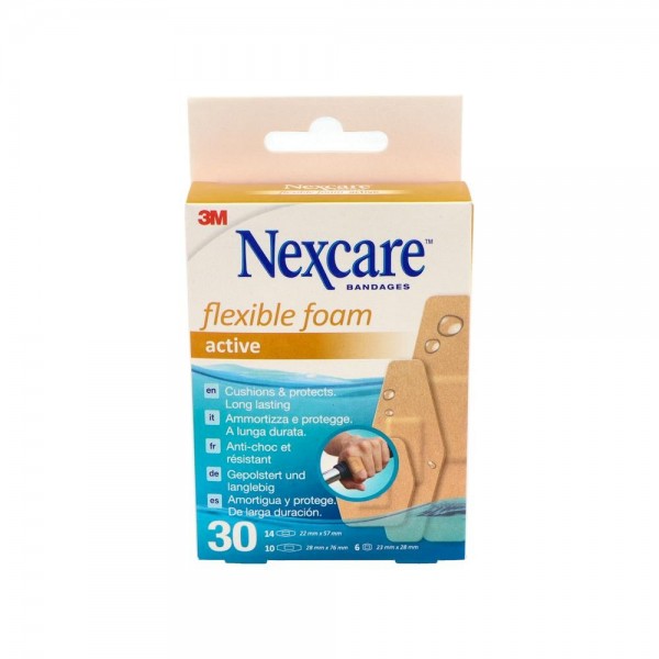 Nexcare Active Aposito Adh Surtido 30U
