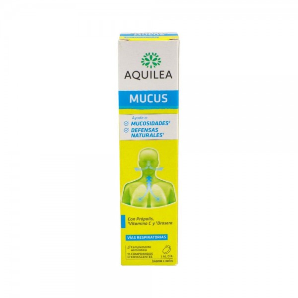 Aquilea Mucus 15 Comp Eferv Sabor Limon