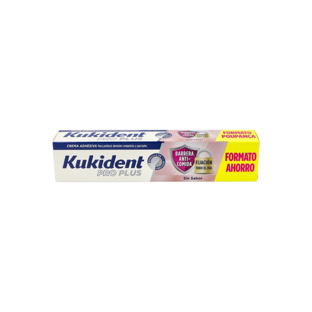 Kukident Pro Plus Barrera Anticomida Sin Sabor 57G