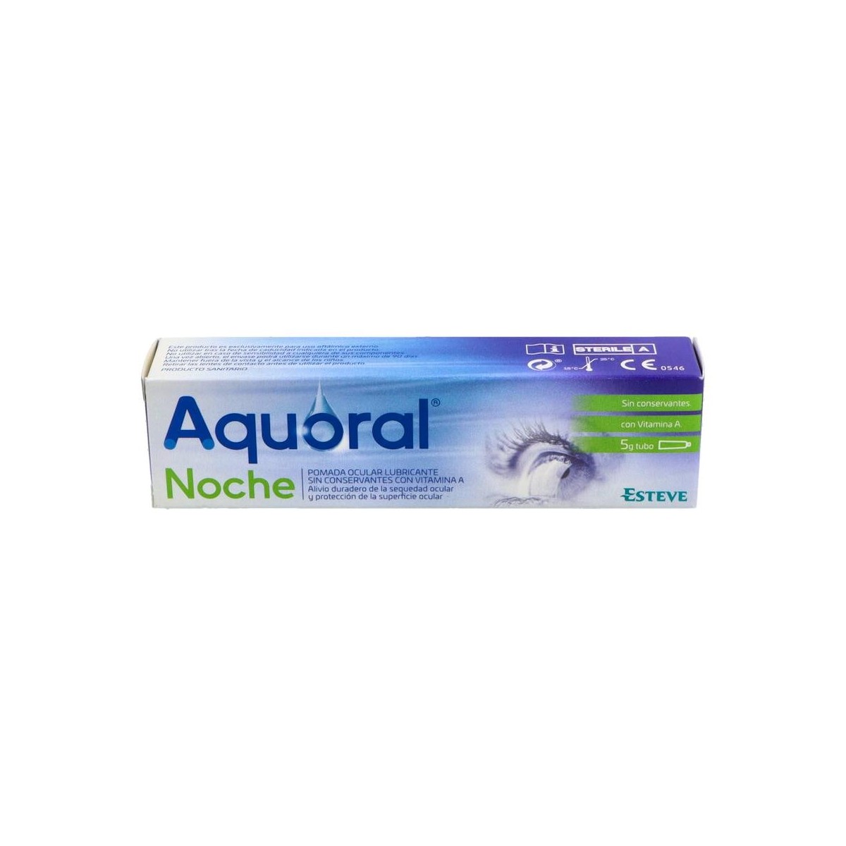 Aquoral Noche Pda Ocular Lubricante 5 Gr