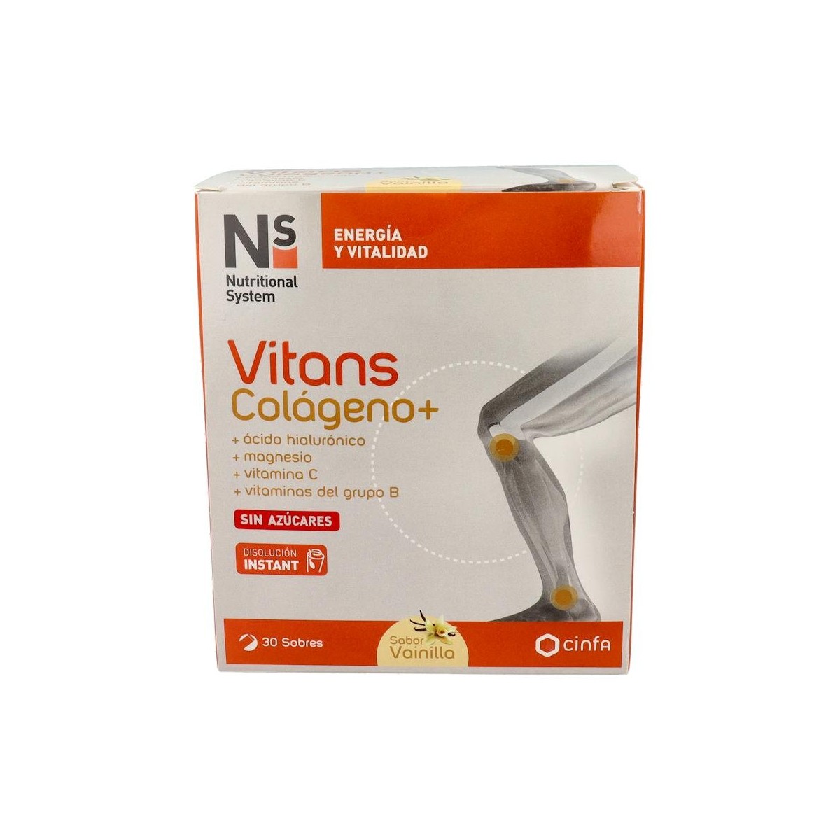 Ns Vitans Colageno+ Vainilla 30 Sobres