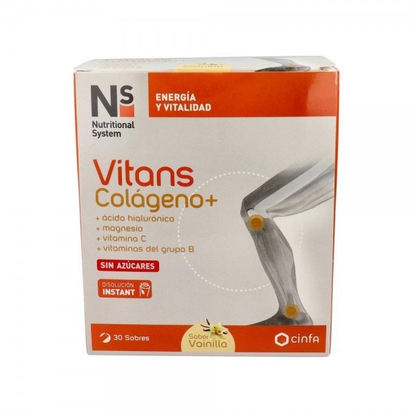 Ns Vitans Colageno+ Vainilla 30 Sobres