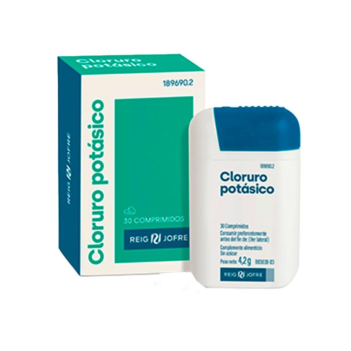 CLORURO POTÁSICO 30 comprimidos