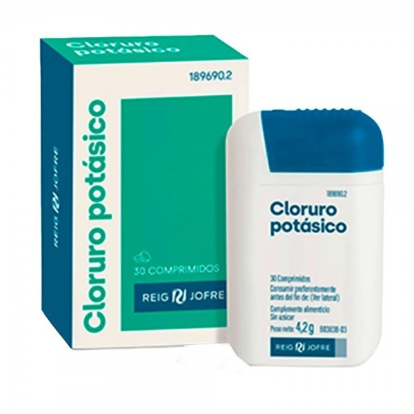 CLORURO POTÁSICO 30 comprimidos