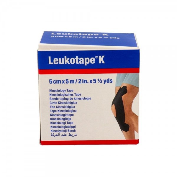 Leukotape-K Cinta Adh 5Mx5Cm Negro