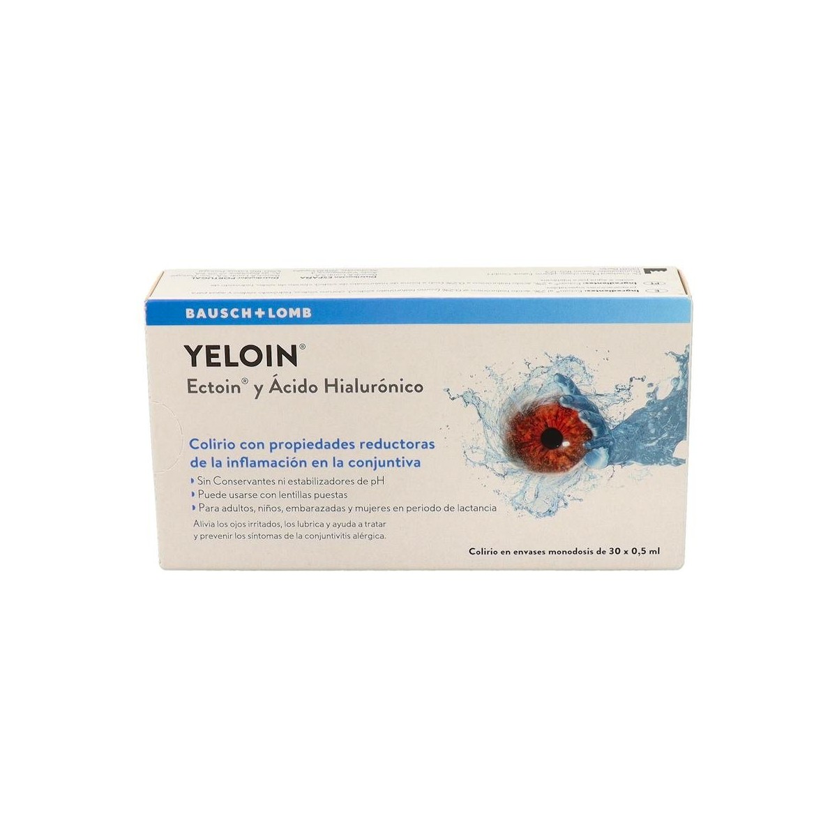Yeloin Colirio Monodosis 0.5 Ml 30 U