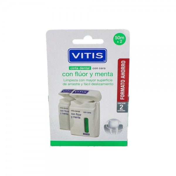 Vitis Pack Vitis Cinta Fluor/Menta 2X50M-V3C