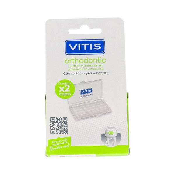 Cera Dent Vitis Ortodonc Caja 1+1U