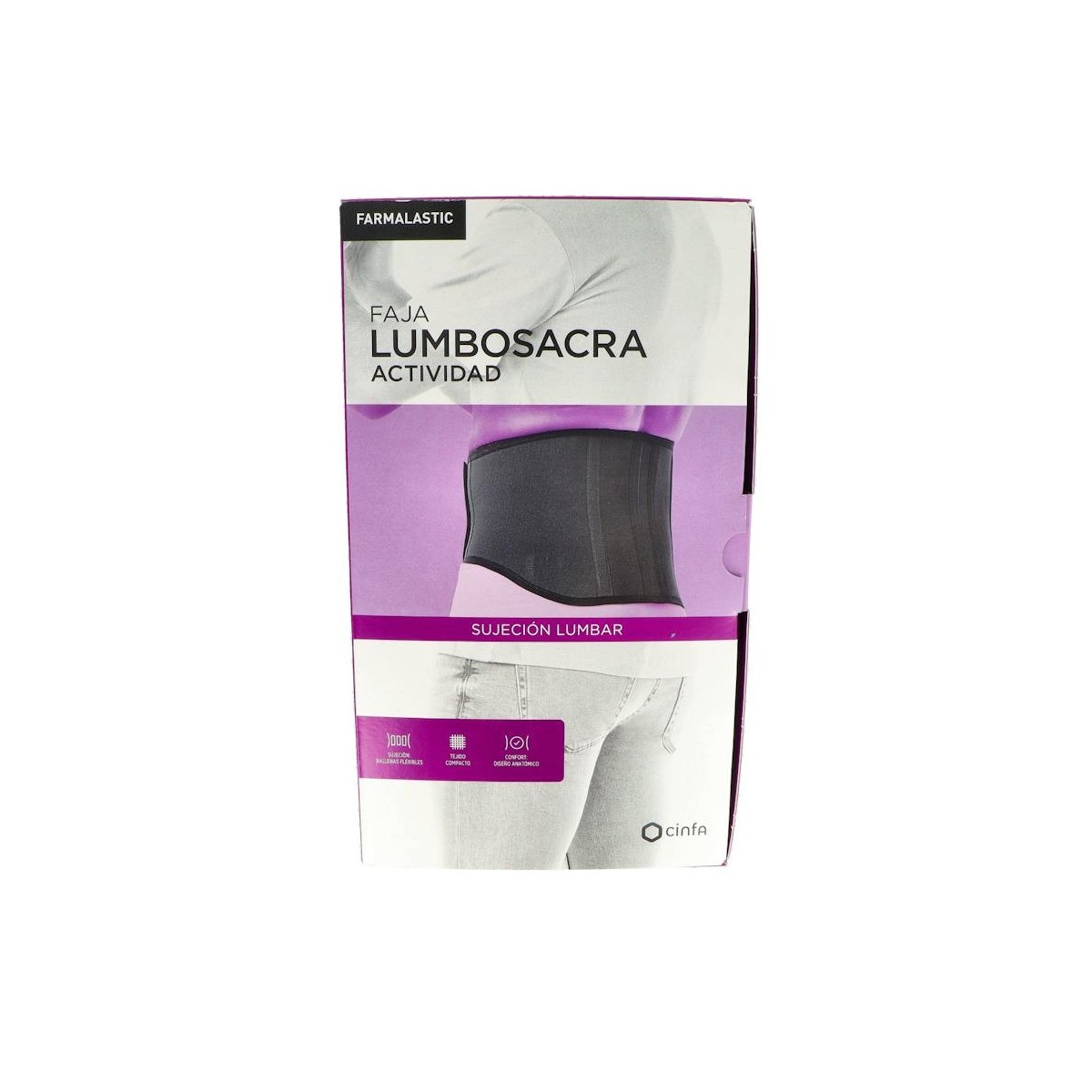 Faja Farmalastic Lumbar Velcro Refo T 3 120-140...