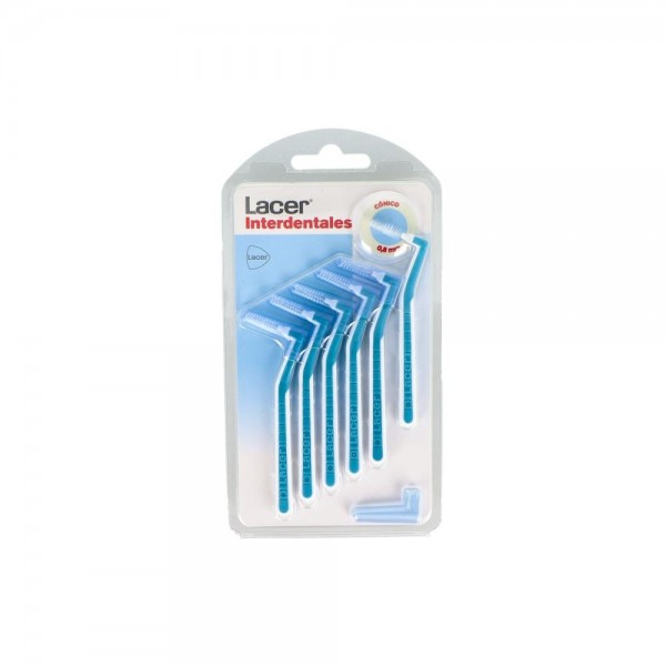 Cepillo Interdental Lacer Conico Angu Azul 6 U