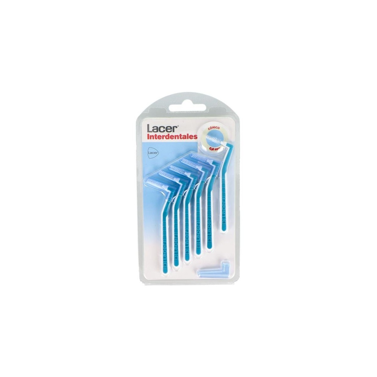 Cepillo Interdental Lacer Conico Angu Azul 6 U