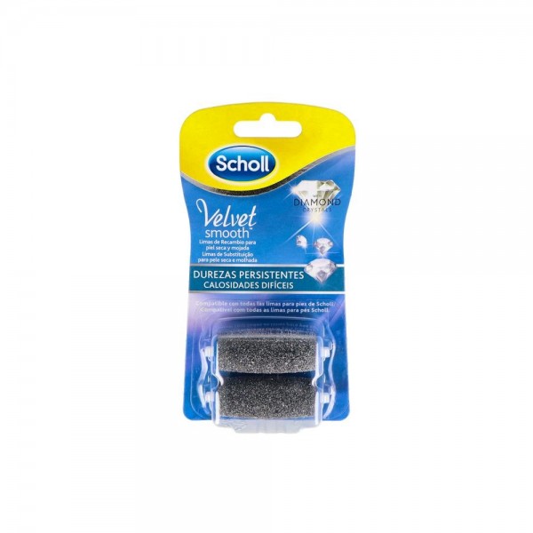 Scholl Recambio Lima Velvet Diamond Dureza Persistente 2 Un