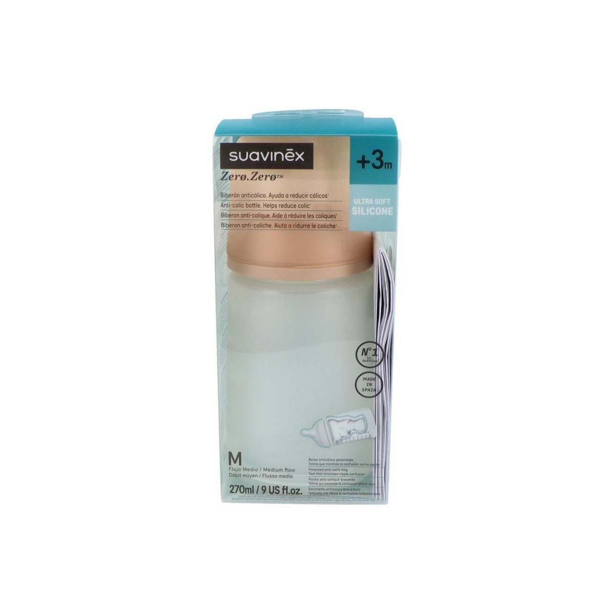 BIBERON SUAVINEX ZERO ZERO ANTIC TETINA SIL...