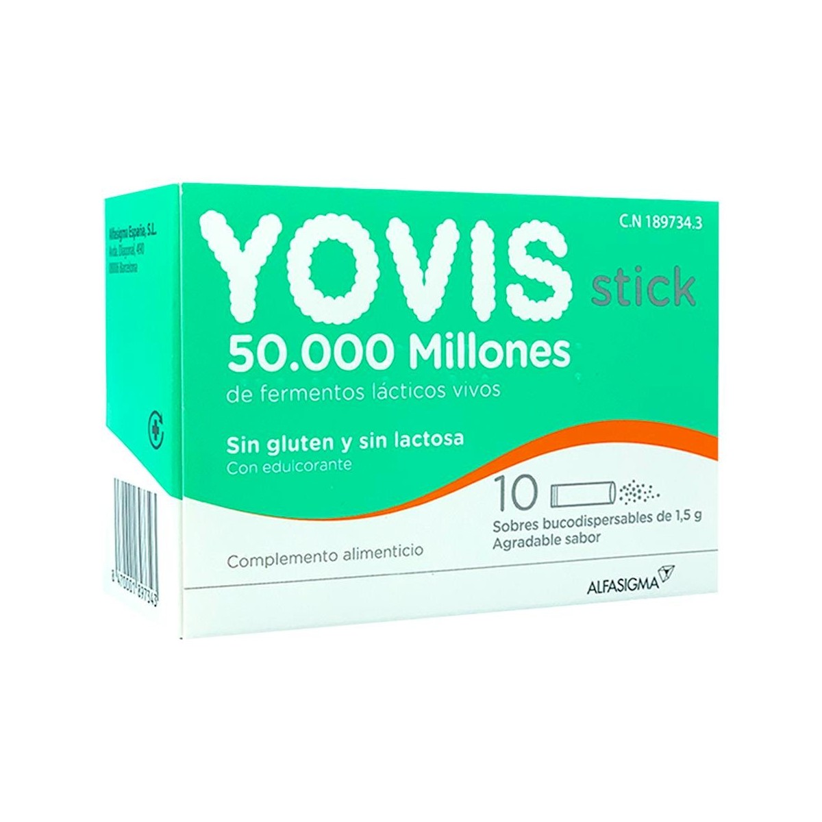YOVIS STICK 10 Sobres bucodispersable
