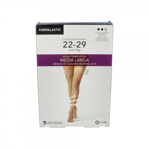 Media Farmal Lar Nor C/Punt Blonda Capuch T/G 24-25 Cm 2 Un