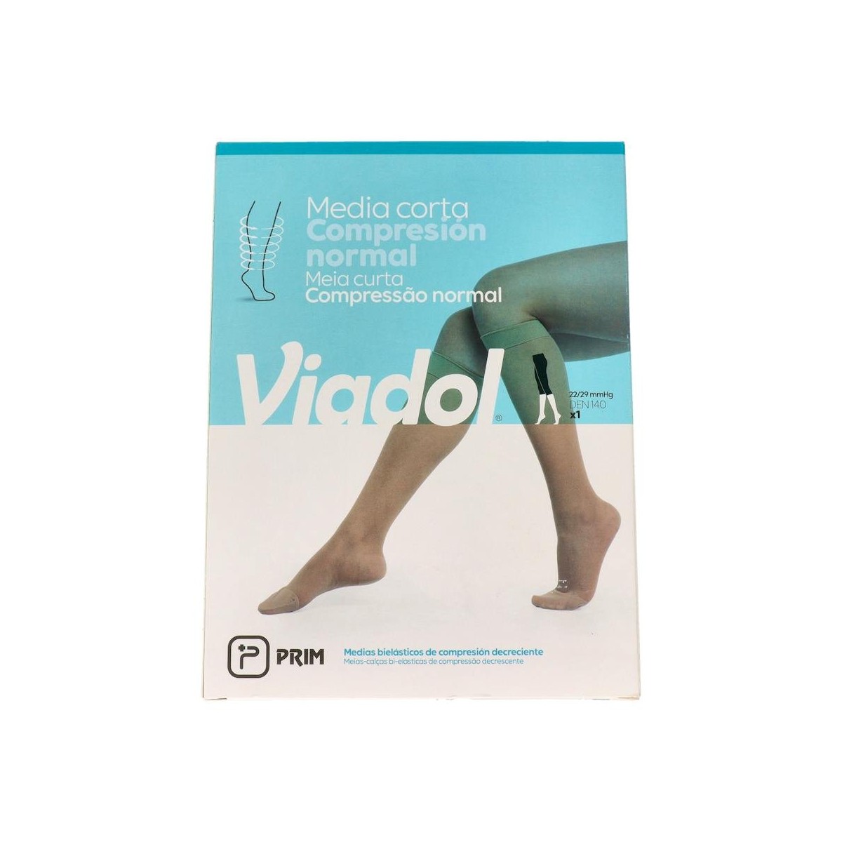 Media Viadol Cor Nor C/Punt Beige T/5 26-27 Cm...