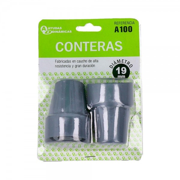 Contera Ayuda Din Standar 19 Mm 2 Un Gris Ref A100