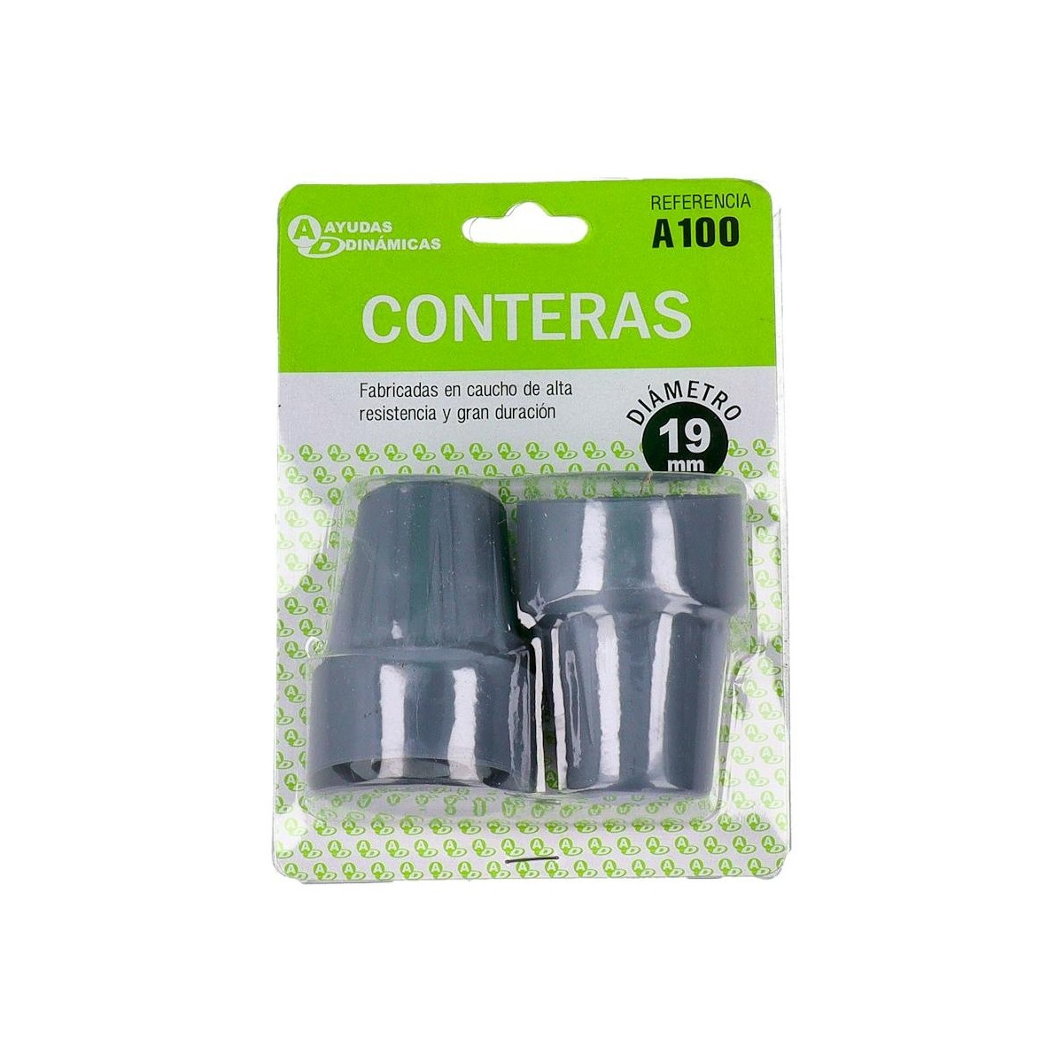 Contera Ayuda Din Standar 19 Mm 2 Un Gris Ref A100