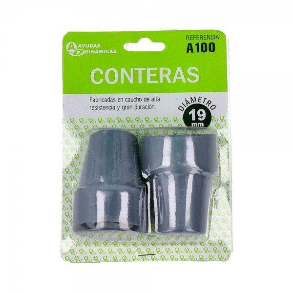 Contera Ayuda Din Standar 19 Mm 2 Un Gris Ref A100