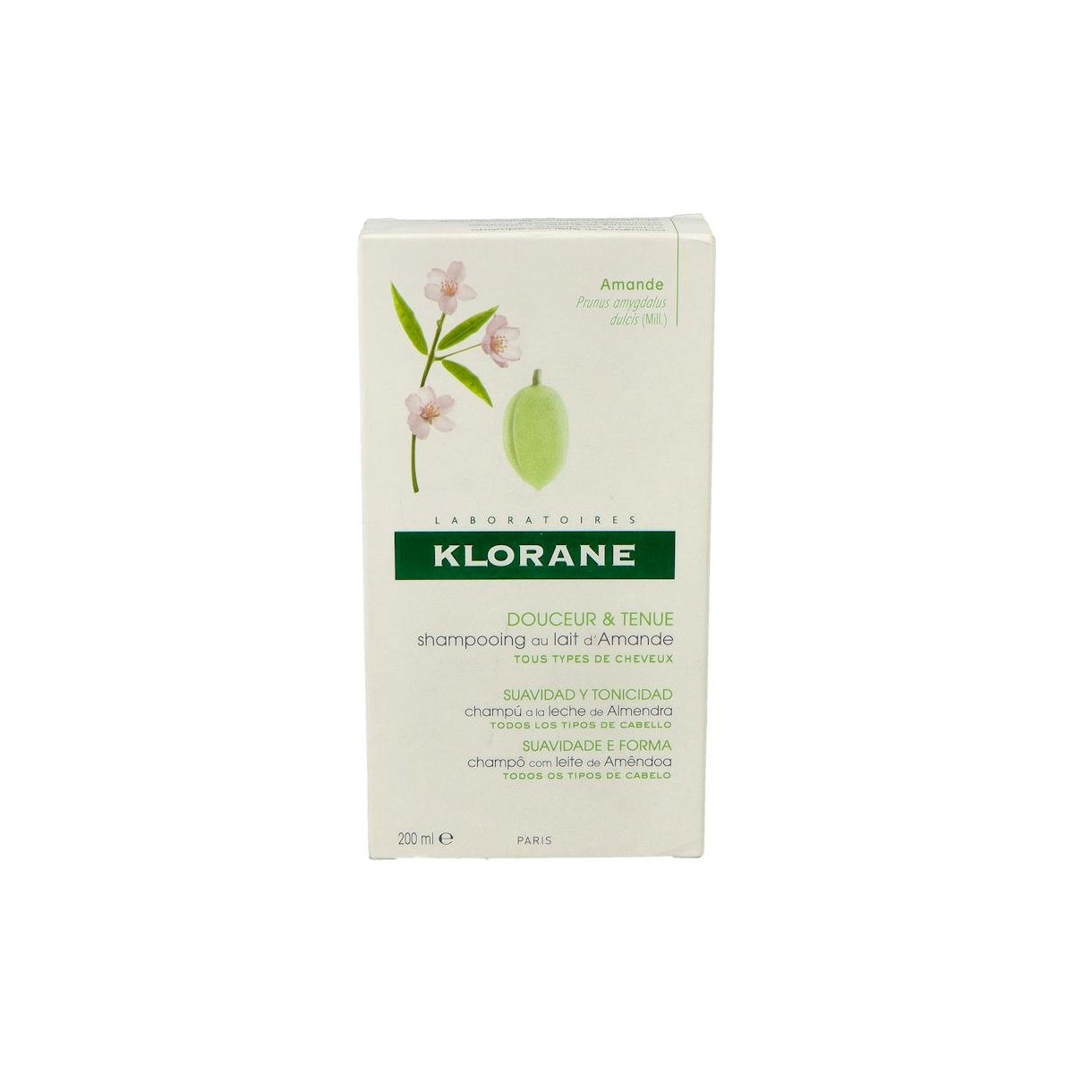 Klorane Champu Almendras Leche 200