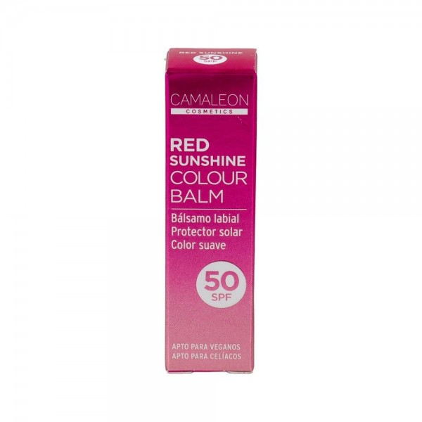 Camaleon Balsamo Labial Red Sunshine Colour Balm Spf 50 1 Ud