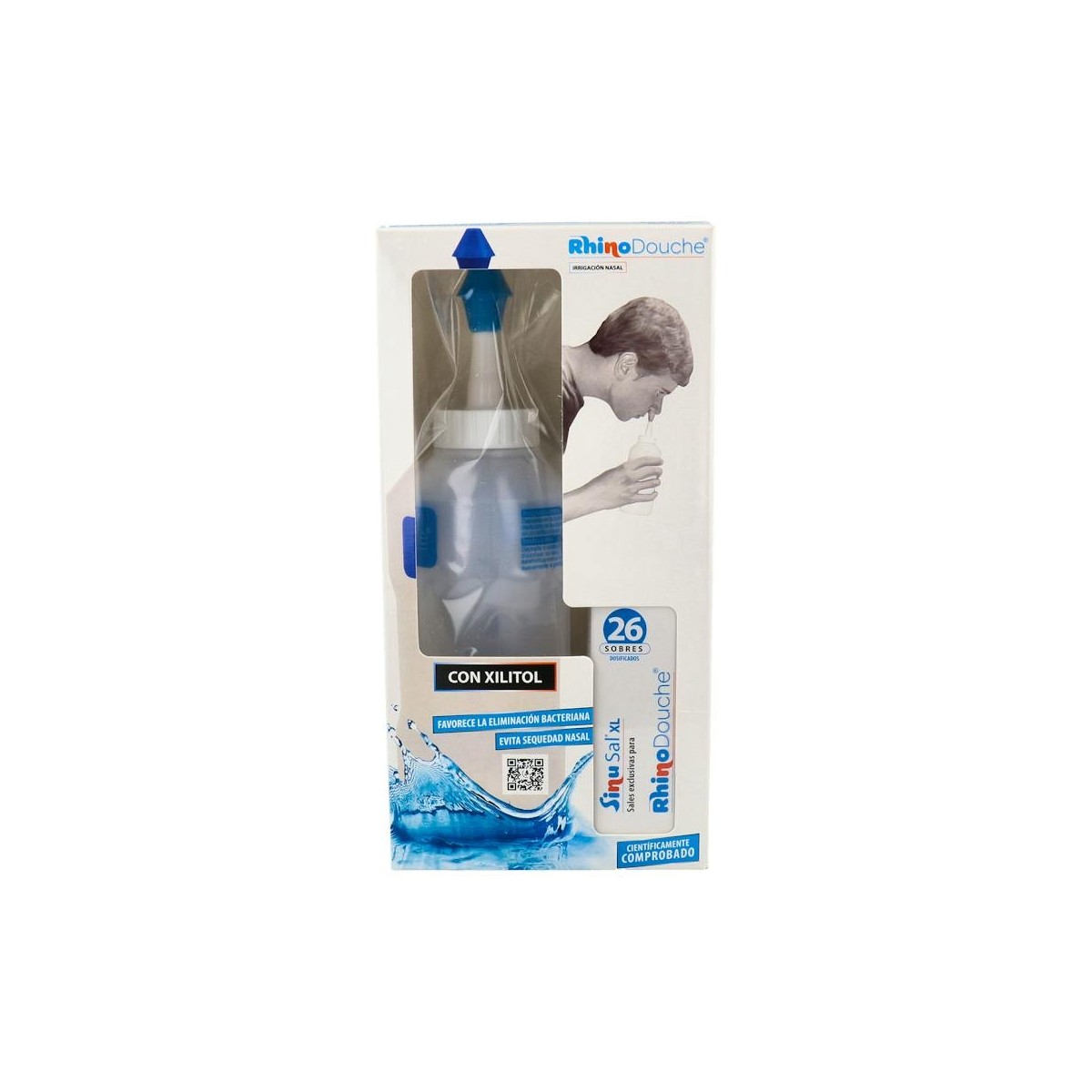 Rhinodouche Irrigador Nasal 500 Ml+ Sinusal Xl...