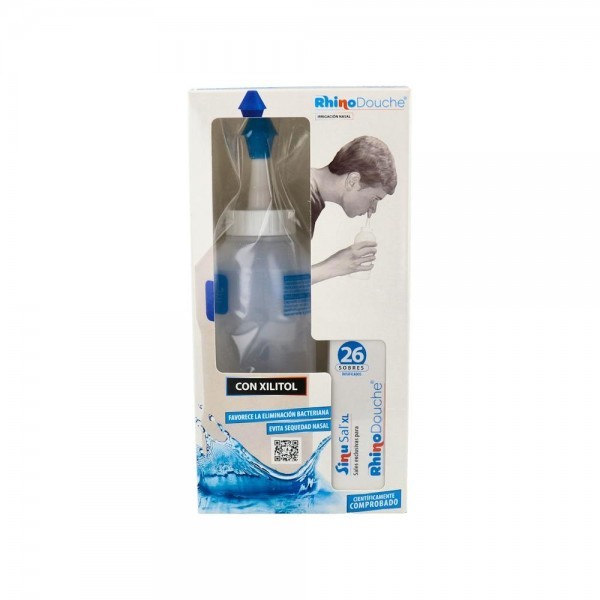 Rhinodouche Irrigador Nasal 500 Ml+ Sinusal Xl + 26 Sobres