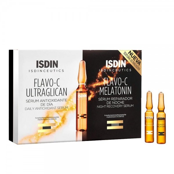 Isdinceutics Dia Y Noche Pack Melatonina-Ultraglican 2 Ml 10+10 Un
