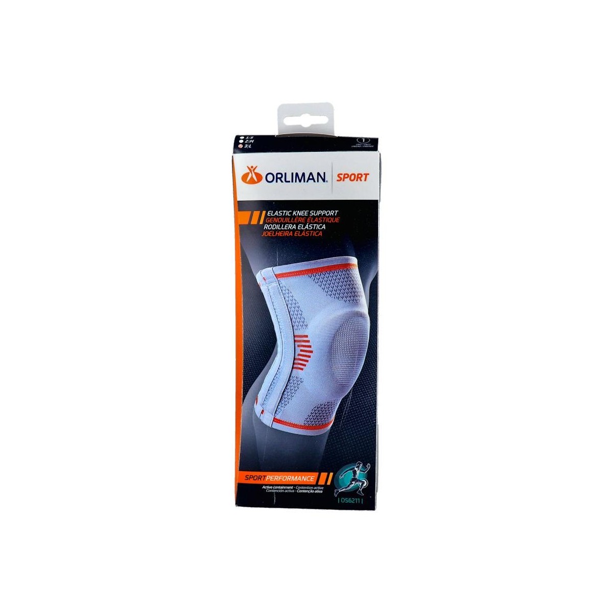 Rodillera Orliman Elas Gel Pad Y Flej Os6211 T3