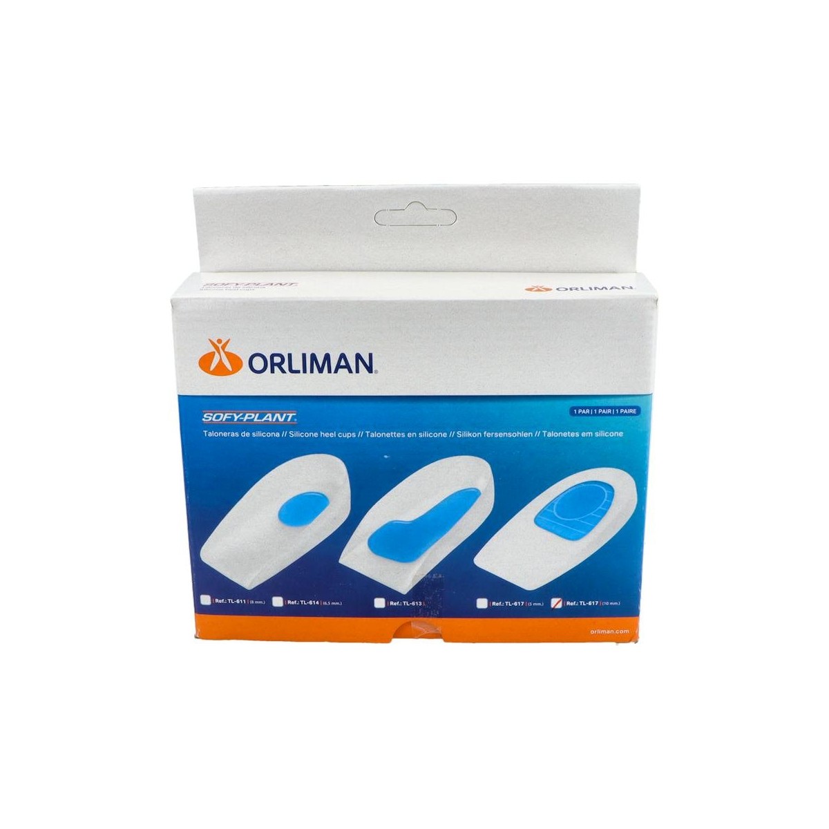 Talonera Orliman Plana Sil Espolon 10 Mm T2 Acp904