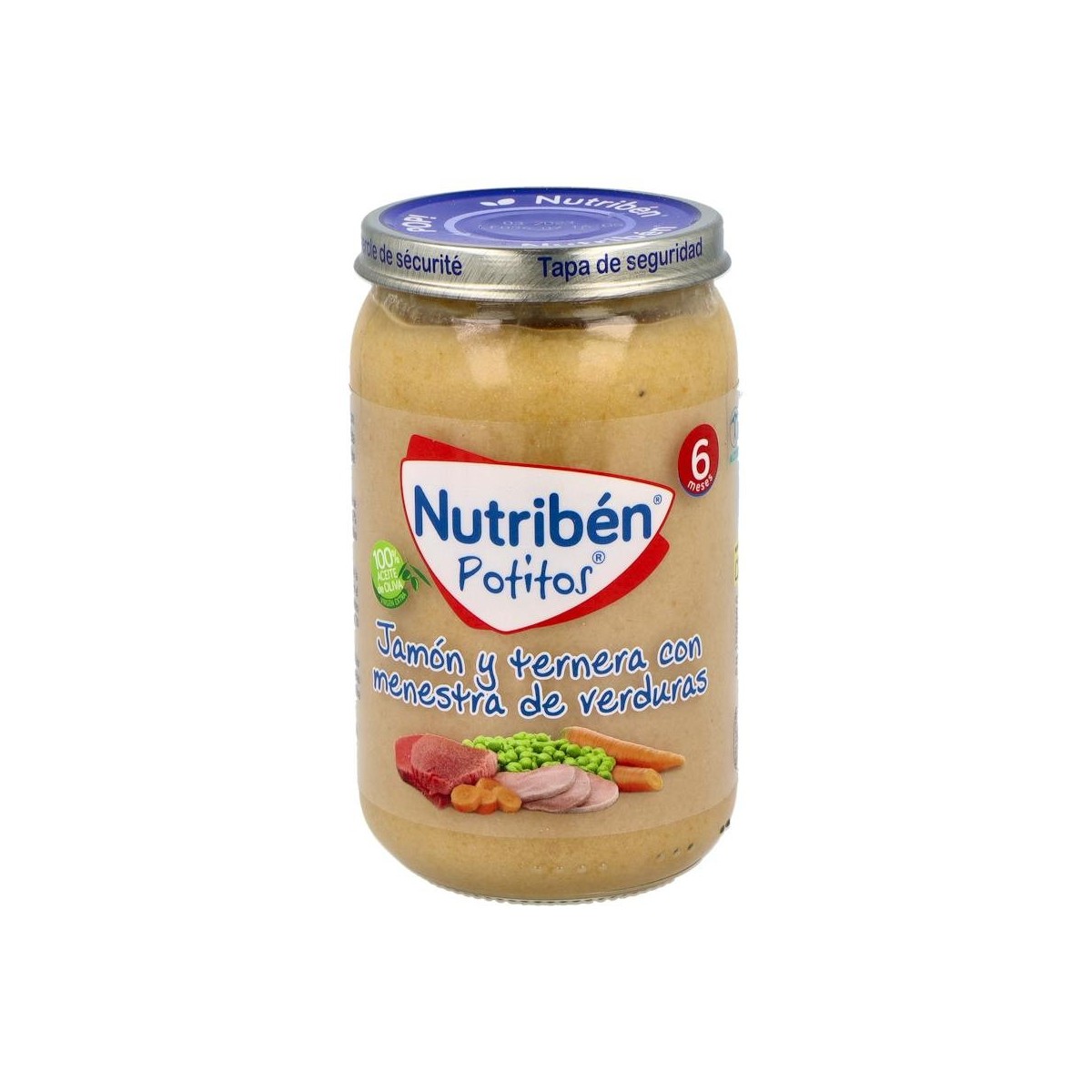 Nutriben Potito Jamon Ternera Verduras 235 G +6 M