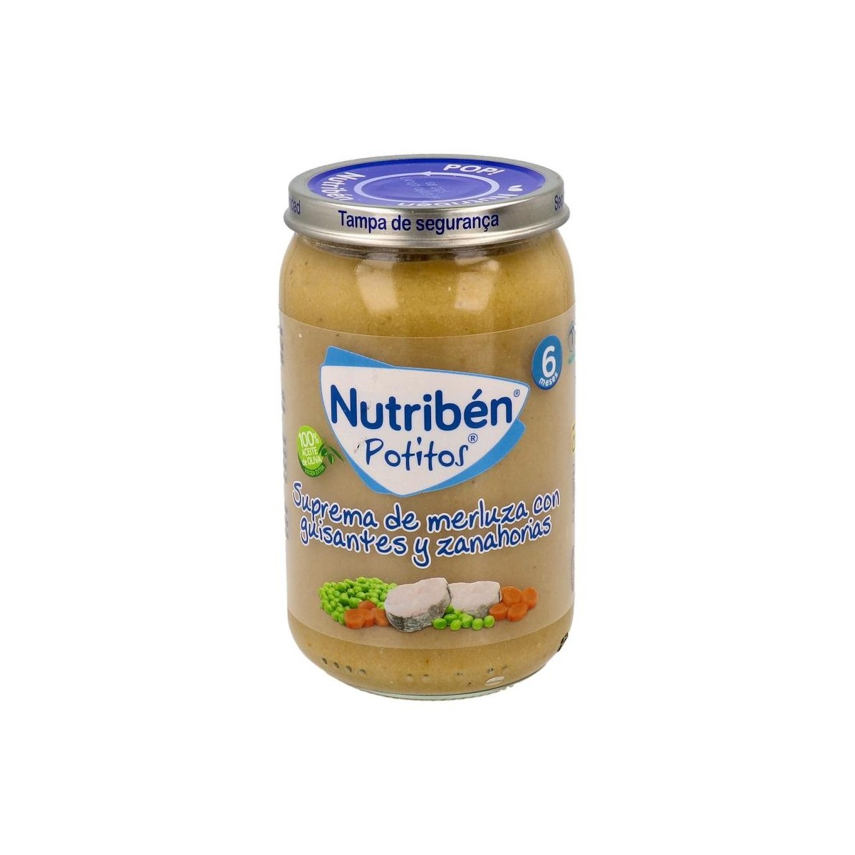 Nutriben Suprema Merluza Guisantes Y Zanahorias...