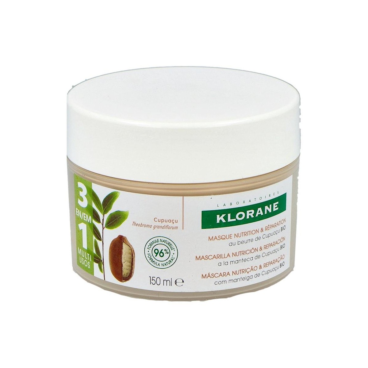 Klorane Mascarilla 3 En 1 Manteca Cupuaçu Bio...