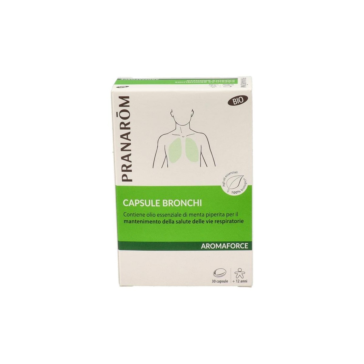 Pranarom Aromaforce Bronquios Eubiarom Bio 30 Caps