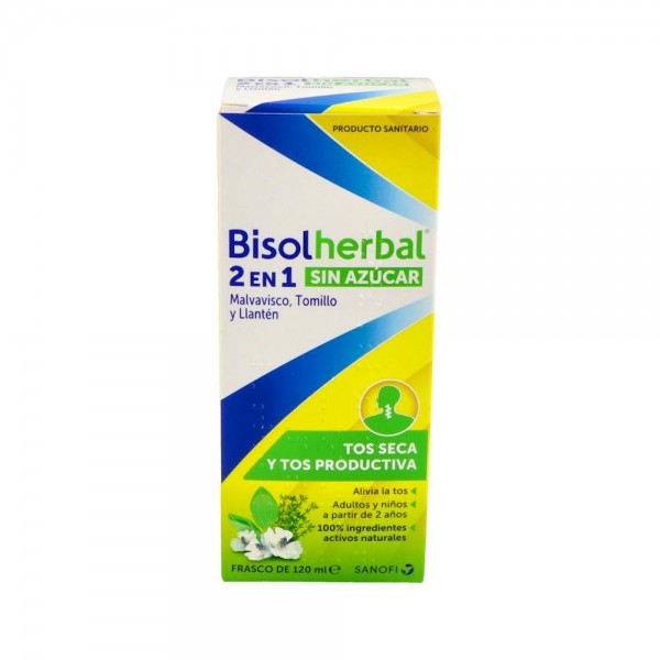 Bisolherbal 2 En 1 S/Azucar 120 Ml Jarabe