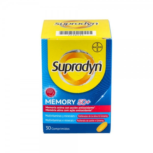 Supradyn Memoria 50+30 Comprimidos