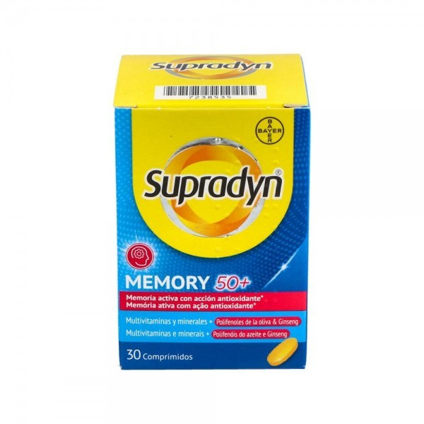 Supradyn Memoria 50+30 Comprimidos