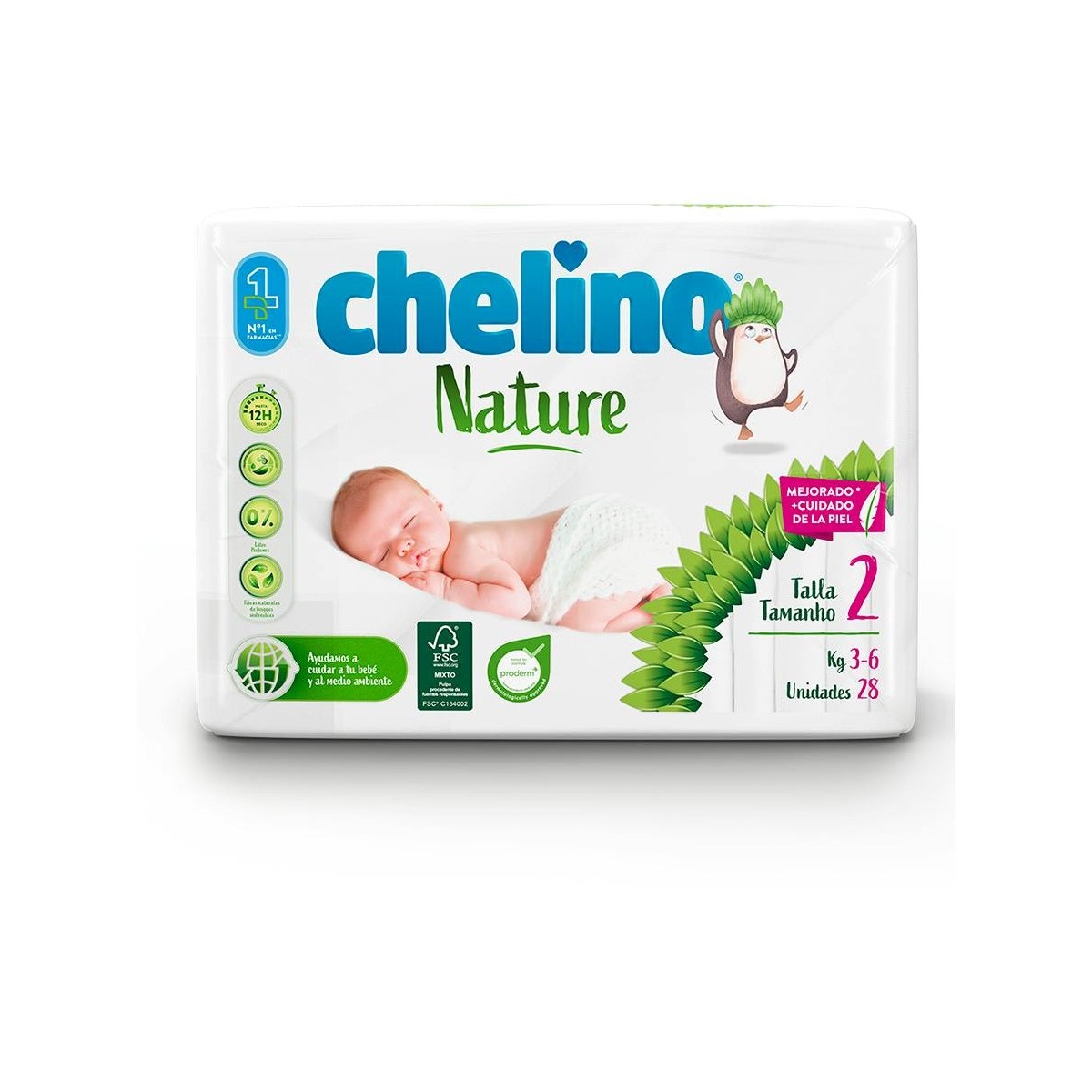 Chelino Nature T-2. De 3 A 6 Kg. Bsa. 28 U.