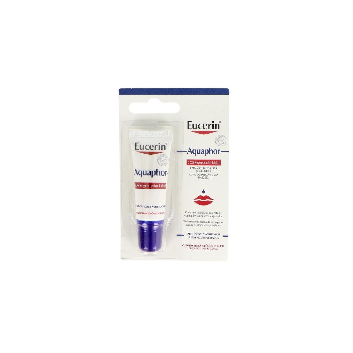 Eucerin Aquaphor Sos Regenerador Labial 10 Ml