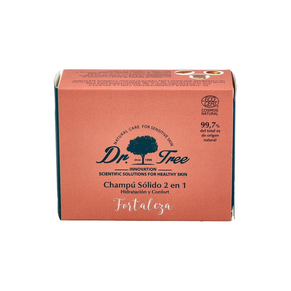 Dr. Tree Eco Champu Solido Cosmos Fortaleza 75 G
