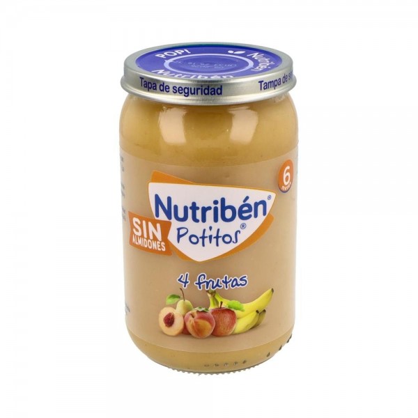 Nutriben Potito 4 Frutas 235 G +6 M