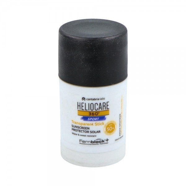 Heliocare 360º Sport Transparent Stick Spf 50+ 25 G