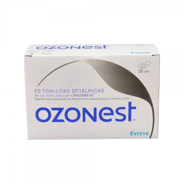 Ozonest Toallitas Oftalmicas 20 Un