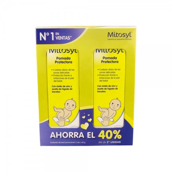 Mitosyl Pomada Protectora 2 Tubos 65 G