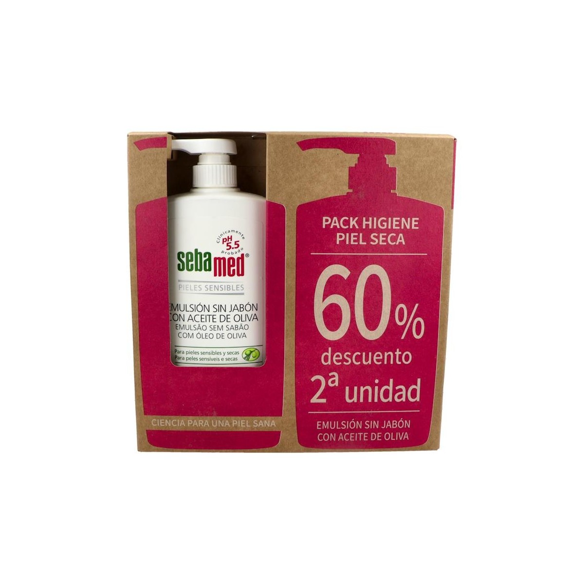 Sebamed Duplo Emulsion S/ Jabon Aceite Oliva...