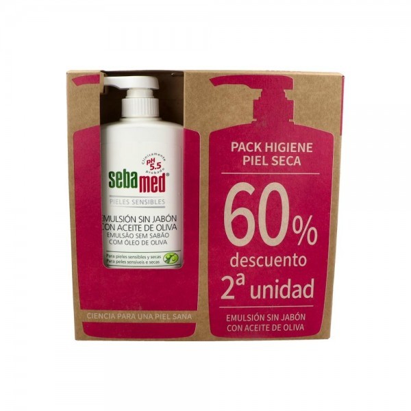 Sebamed Duplo Emulsion S/ Jabon Aceite Oliva 2U60% 750Ml